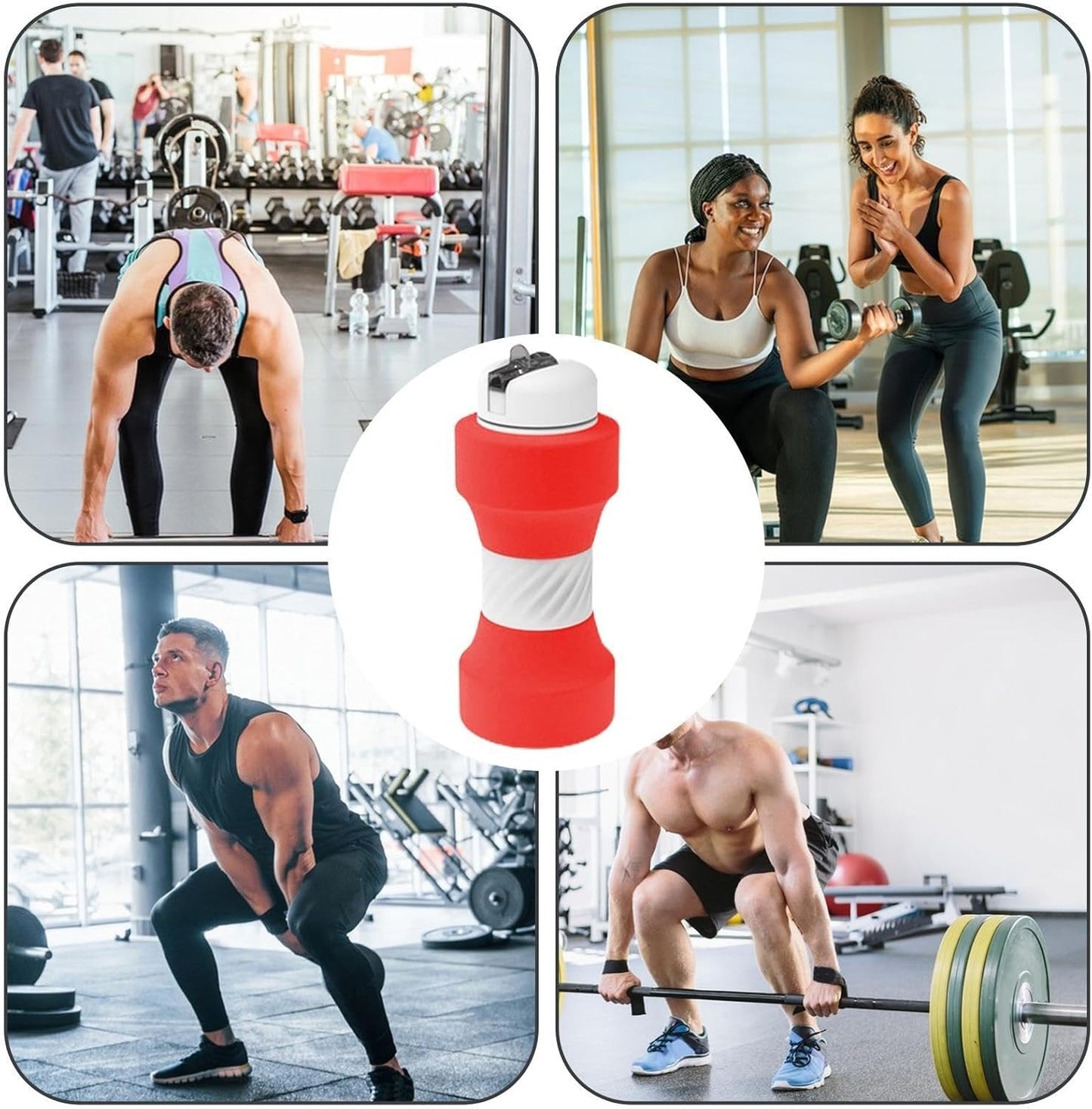 Dumbbell Shaped Weight Bottle