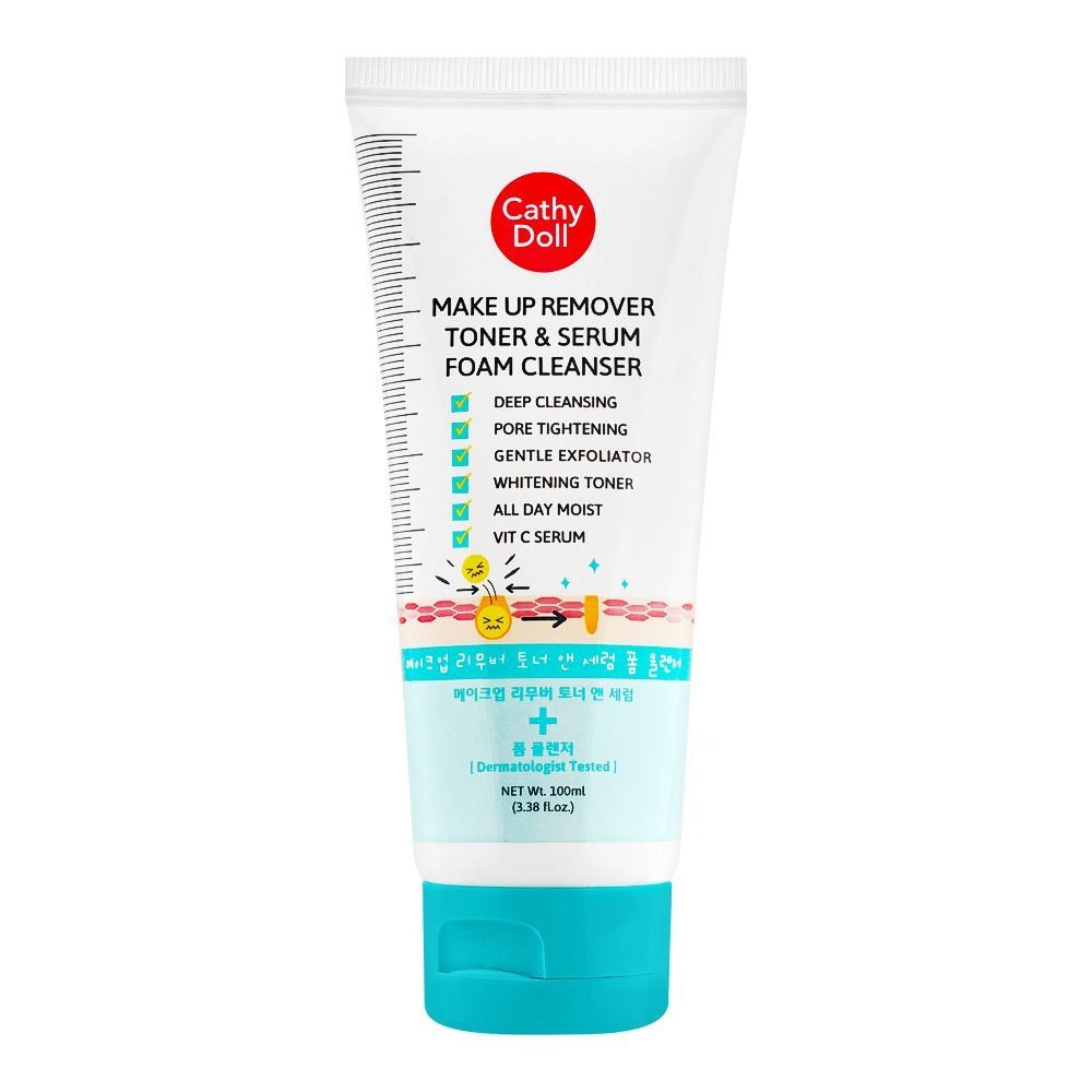 Cathy Doll Makeup Remover Toner & Serum Foam Cleanser