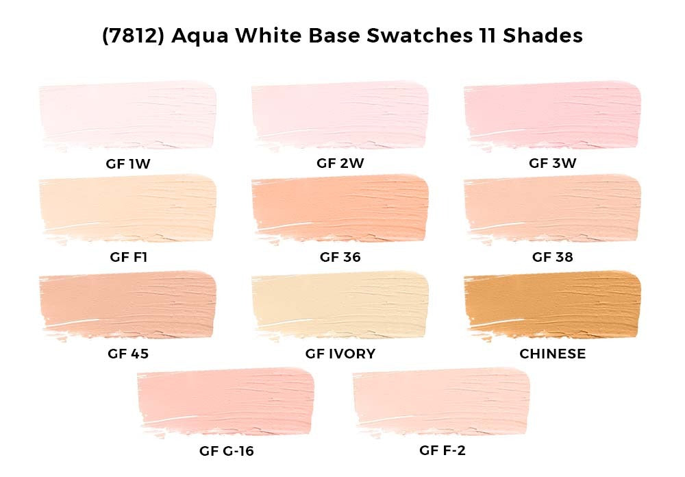 Glamorous Face Aqua White Base