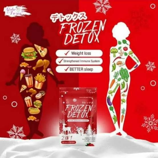 Frozen Detox 2 in 1 Red Pouch (60 Capsules)