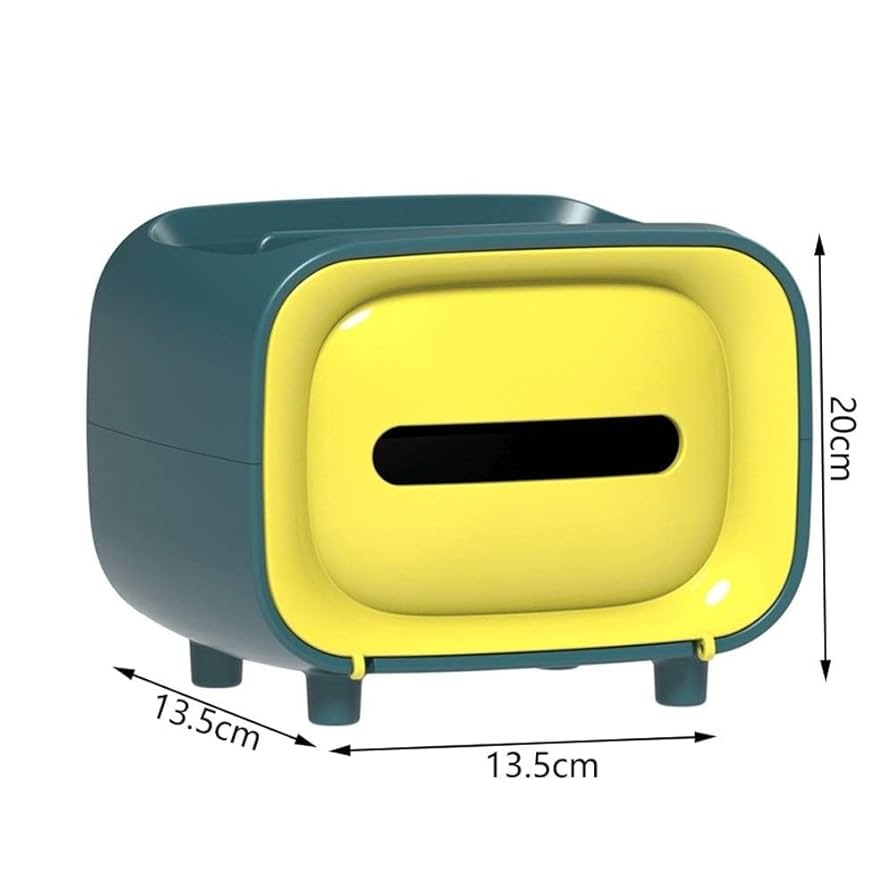 TV Shaped Tissue Holder, Living Room Tissue Box Holder, Tissue Box With Mobile Holder