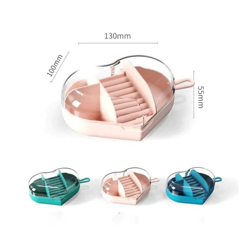 Acrylic Heart Shape Jewelry Organizer