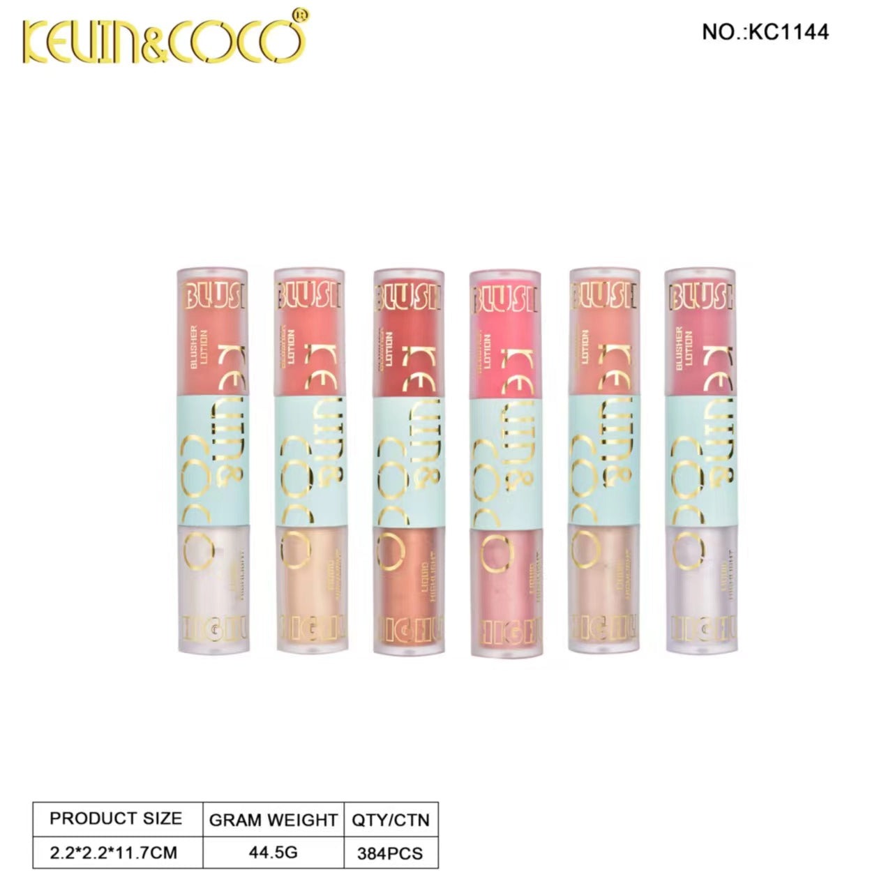 Kevin & Coco Liquid Highlighter & Blusher (KC1144)