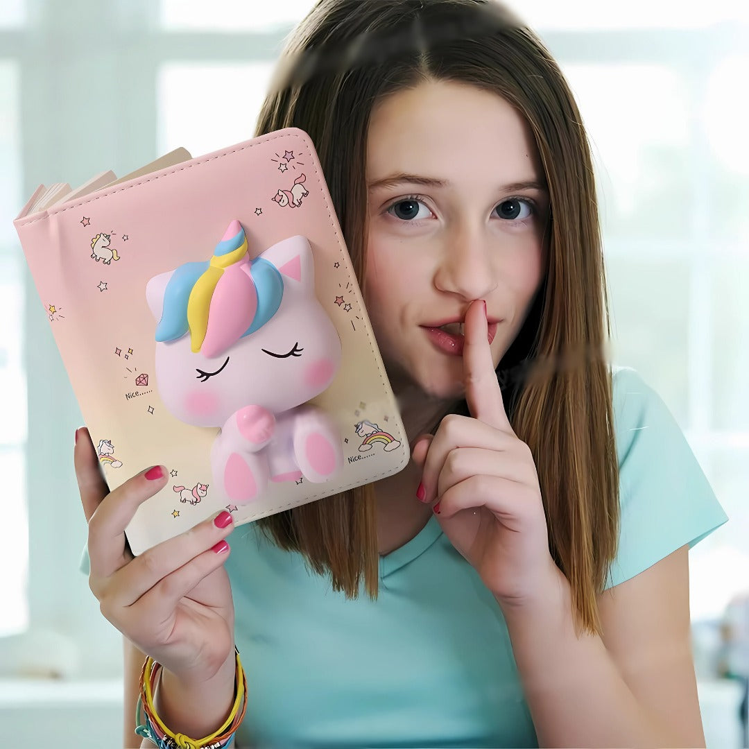 Squishy "Unicorn" Diary for kids