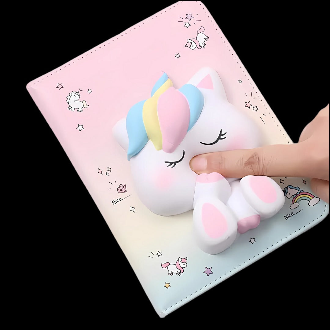 Squishy "Unicorn" Diary for kids