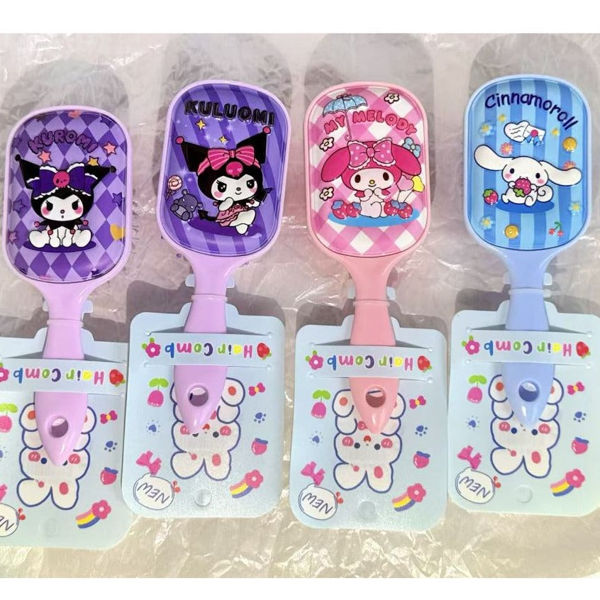 Kuromi Sanrio Massage Cushion Comb Brush