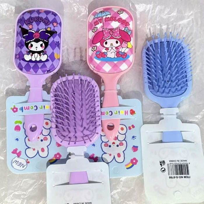 Kuromi Sanrio Massage Cushion Comb Brush