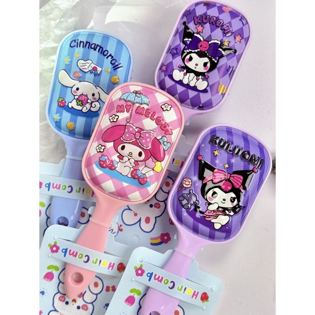Kuromi Sanrio Massage Cushion Comb Brush