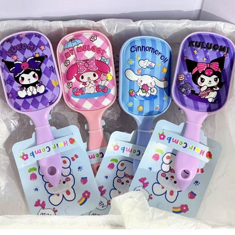 Kuromi Sanrio Massage Cushion Comb Brush