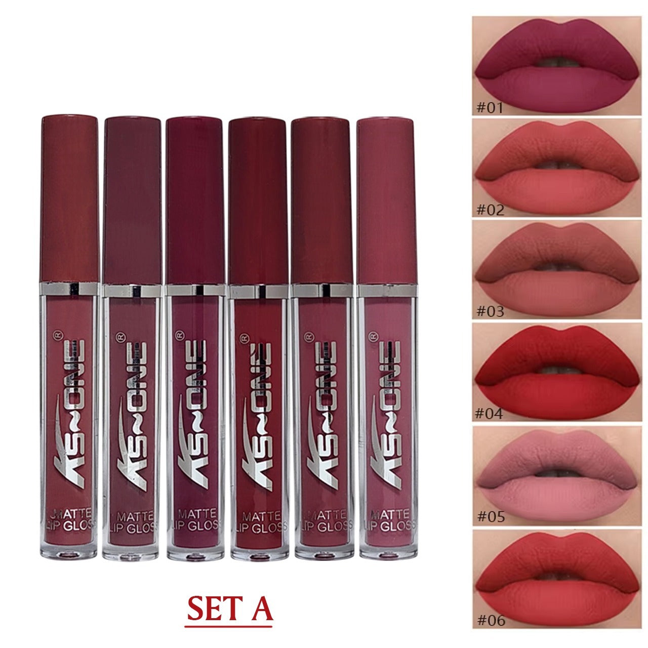 KS ONE 6Pc Lip Gloss Set
