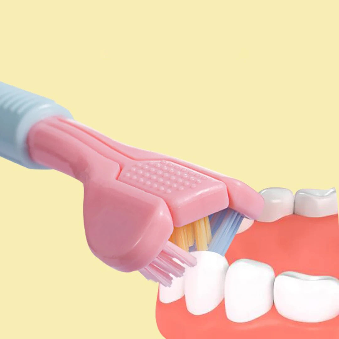 Three-Sided Toothbrush,