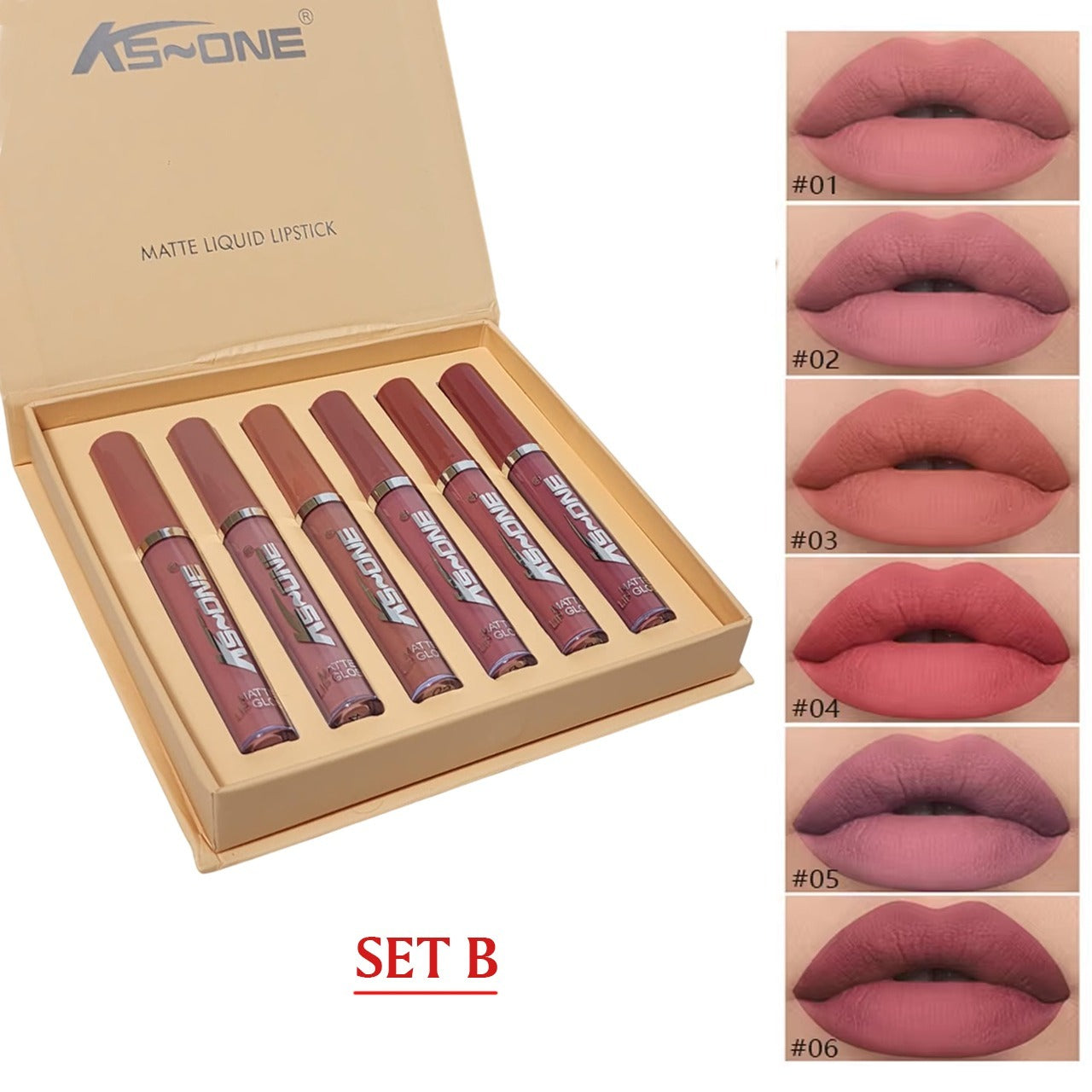 KS ONE 6Pc Lip Gloss Set