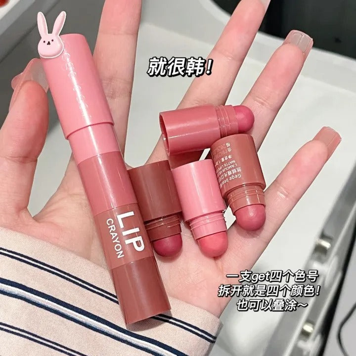 Gege Bear Lip Crayons 4in1 Lipstick