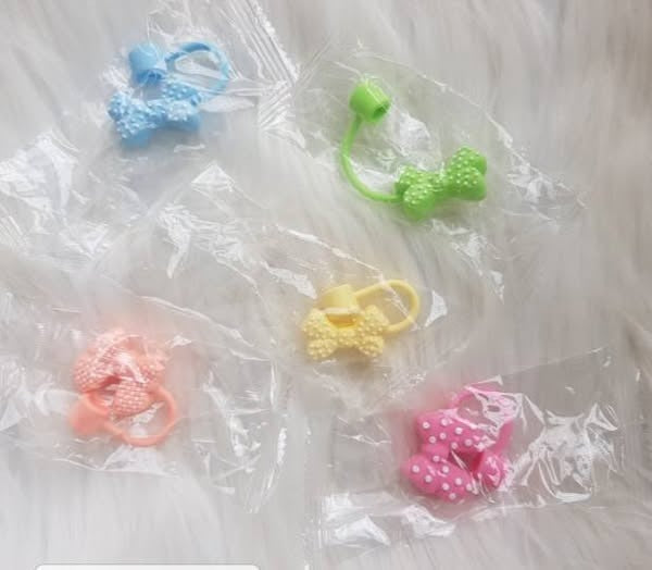 Bow Straw Covers Cap Toppers