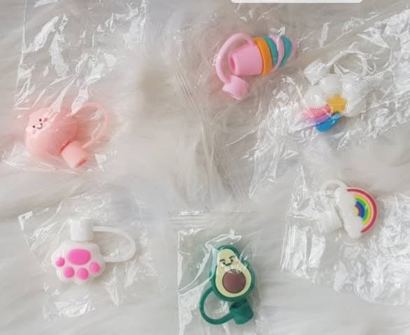 Bow Straw Covers Cap Toppers