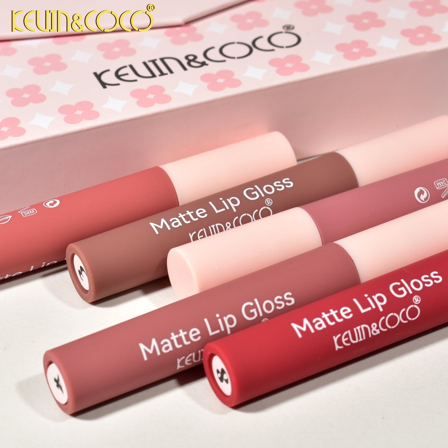 Kevin & Coco Beautiful Energy Lip Gloss Display Set - 8 PCS (KC246427)