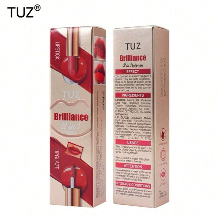 TUZ Brilliance 2in1 Intense Lip Glaze Lip Gloss