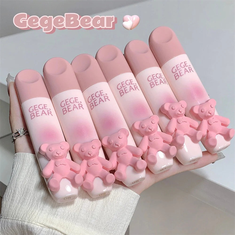 Gege Bear Matte Lip Gloss Lip Mud Milk