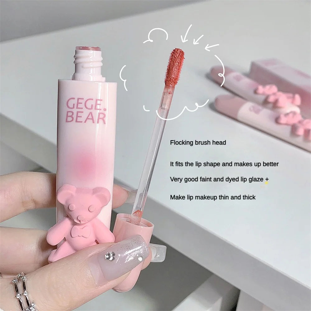 Gege Bear Matte Lip Gloss Lip Mud Milk