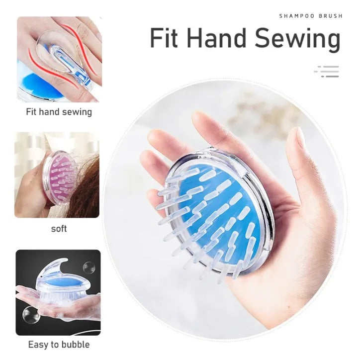 Scalp Massager Shampoo Brush – Anti-Dandruff Hair Scrubber for Healthy Scalp