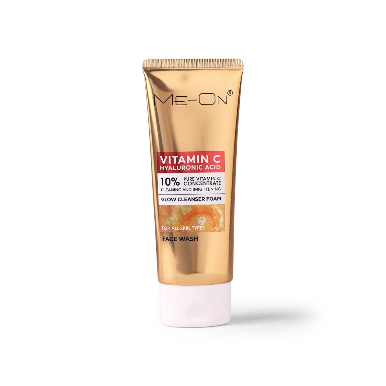 ME-ON Vitamin C Hyaluronic Acid Glow Cleanser Foam – 10% Pure Vitamin C Face Wash