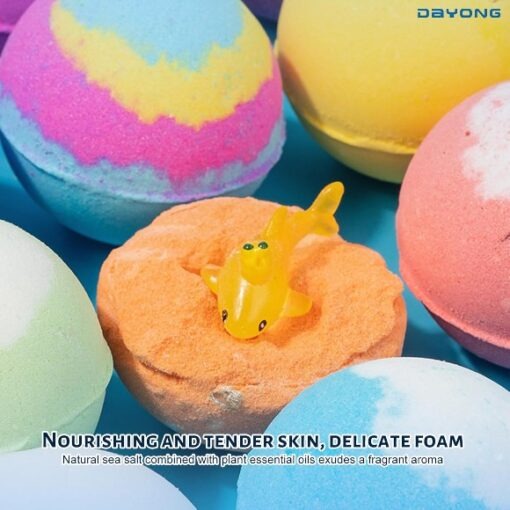 Bath Bombs for Kids with Toys Inside – 12-Pc Sea Animals Gift Set