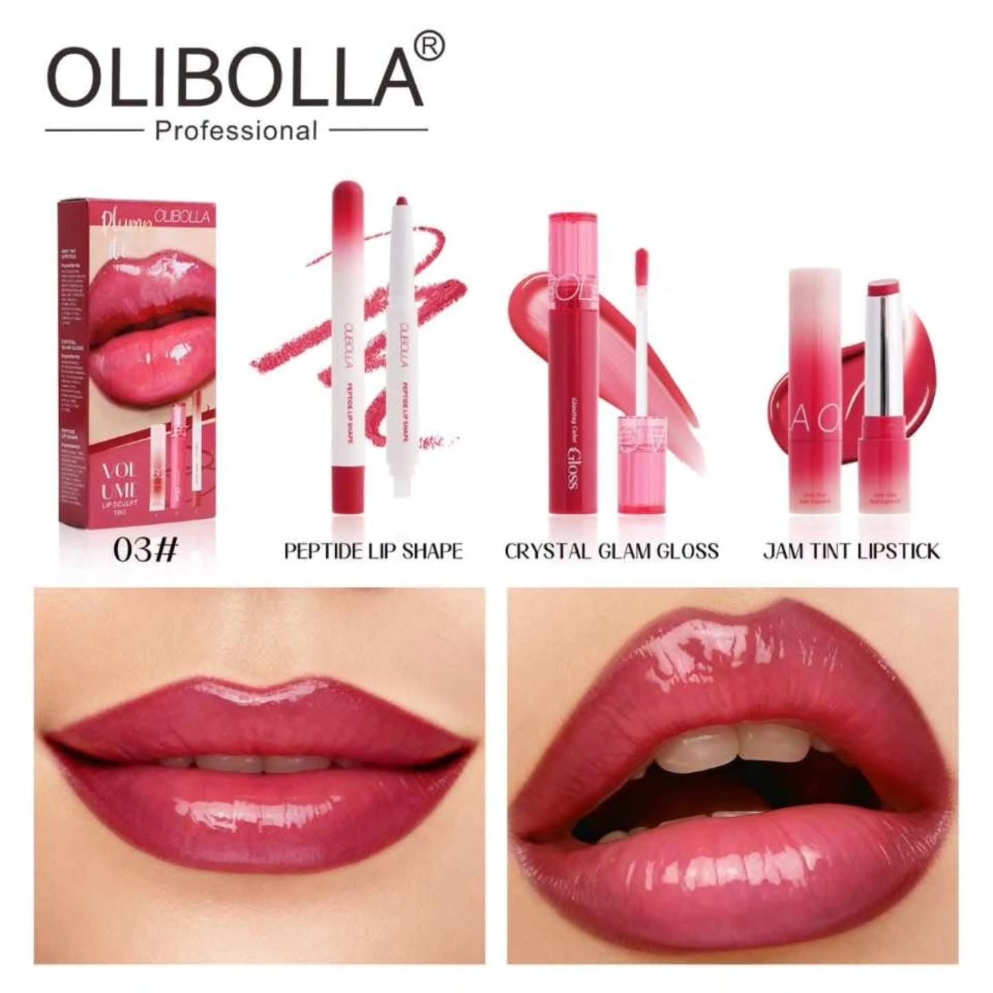 The OLIBOLLA Volume Lip Sculpt Trio