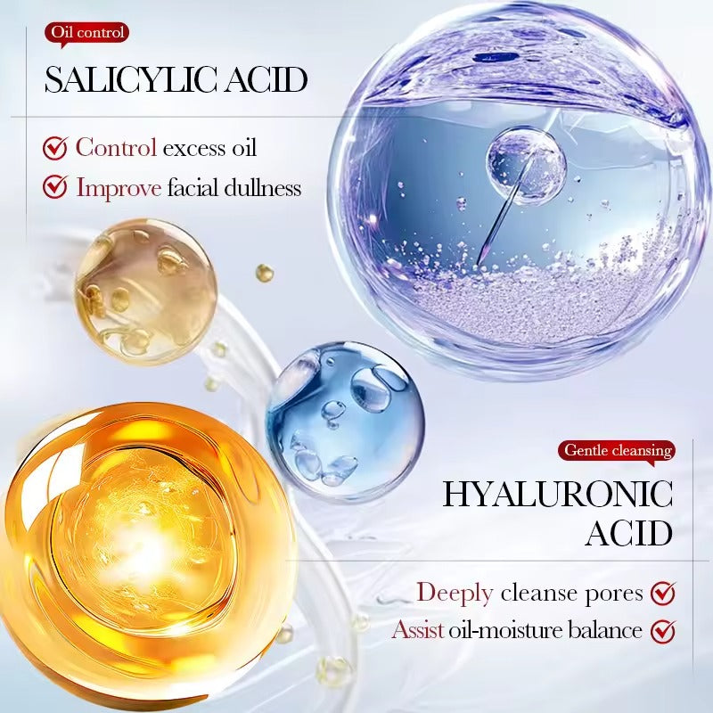 SADOER Kojic Acid Cleansing Mousse Brightening Moisturizing Gentle Deep Cleansing Facial Cleanser