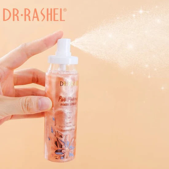 Dr Rashel Lightweight And Moisturizing Pink Makeup Fixer Spray