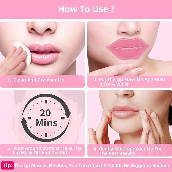 Bioaqua Pink Lips Collagen Sheet Mask