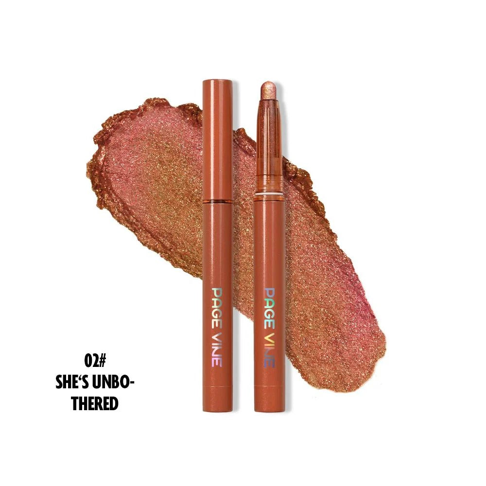 Two lip products with a swatch of color on a white background, featuring the brand 'Pace Vine'.