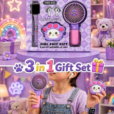 Cool Summer Gift Set 4in1 (RANDOM COLOR)