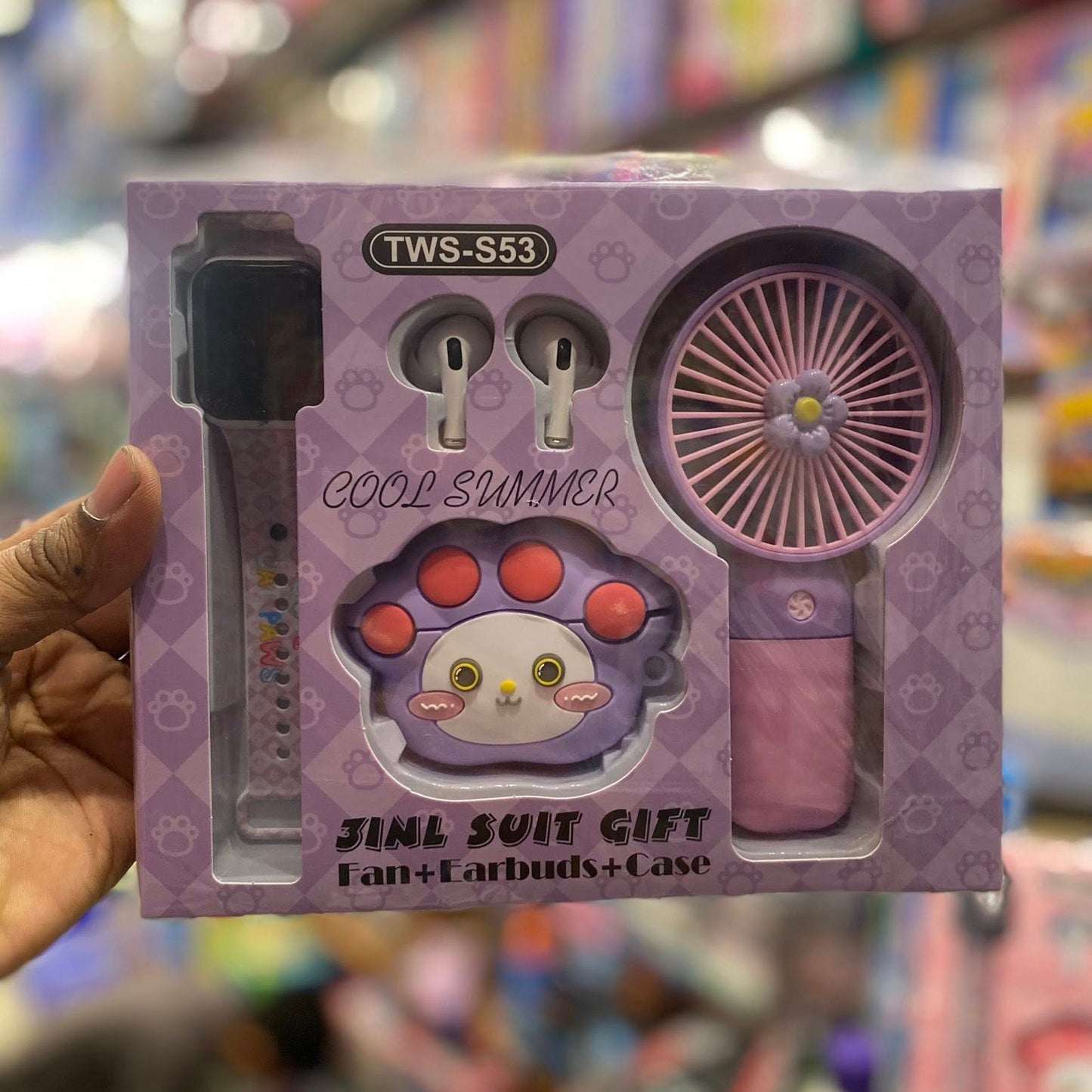 Cool Summer Gift Set 4in1 (RANDOM COLOR)
