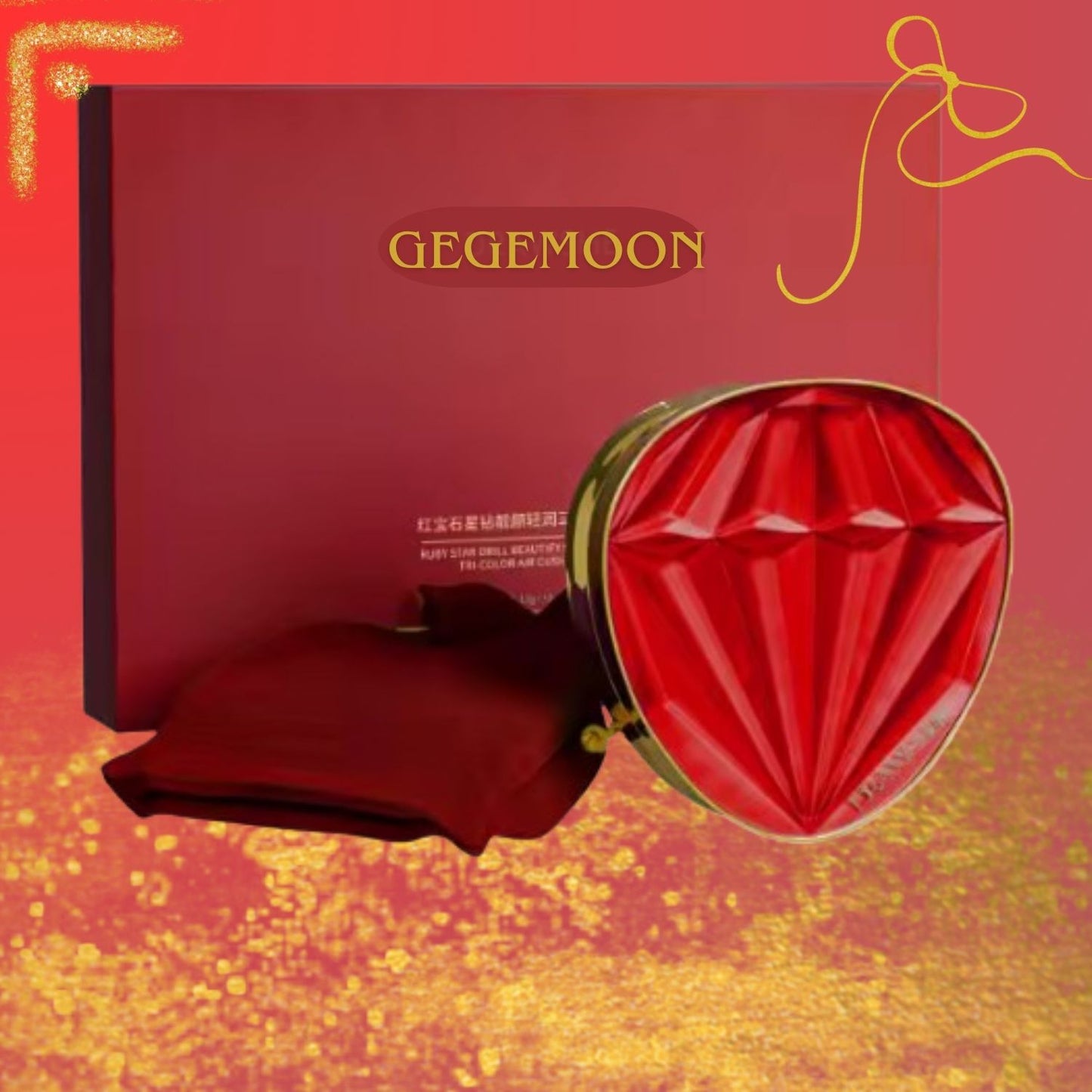 Gegemoon Luxury Diamond Shape Air Cushion Foundation