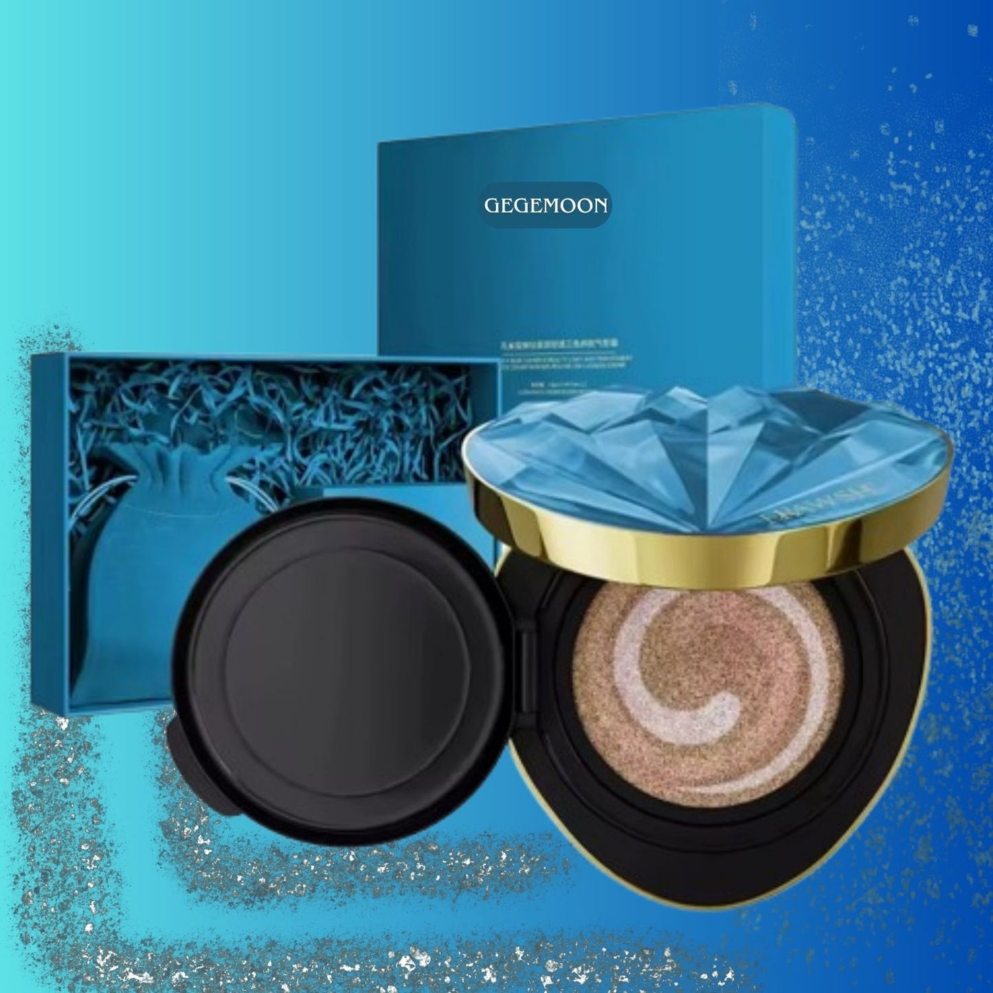 Gegemoon Luxury Diamond Shape Air Cushion Foundation