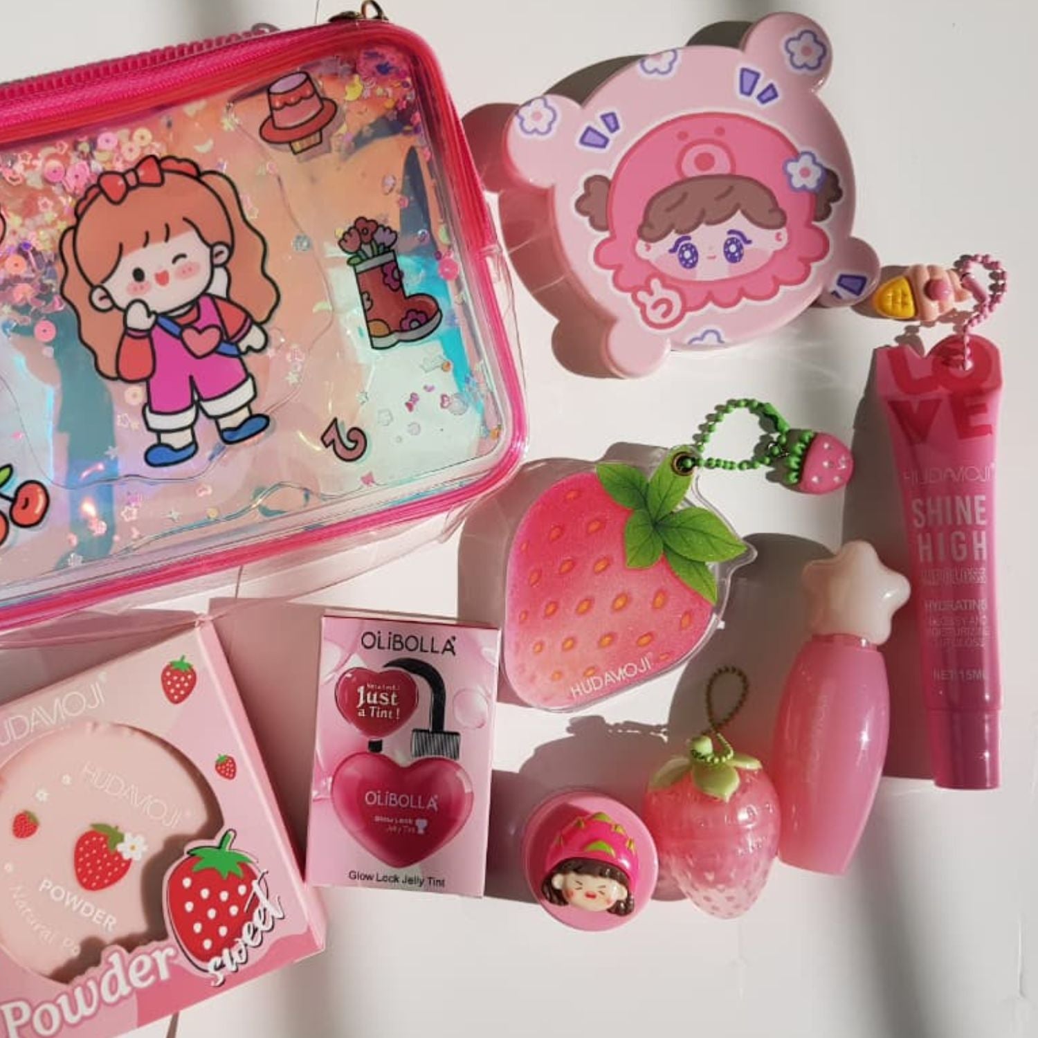 Holographic Cute Strawberry Deal