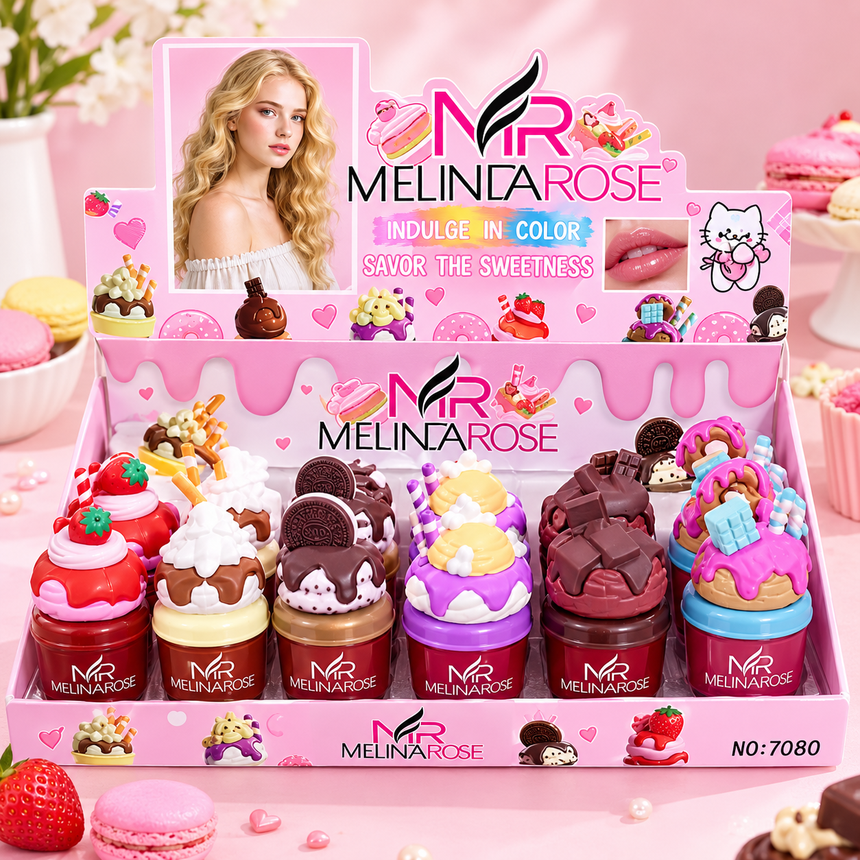 Melinda RoseIce Ice Cream Donut Lip Gloss | 6 Shades