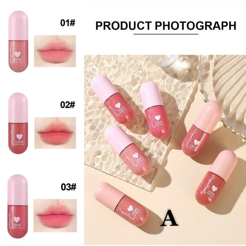 Dragon Ranee Korean Lip Gloss – Glossy Liquid Lipstick for Plump, Juicy Lips