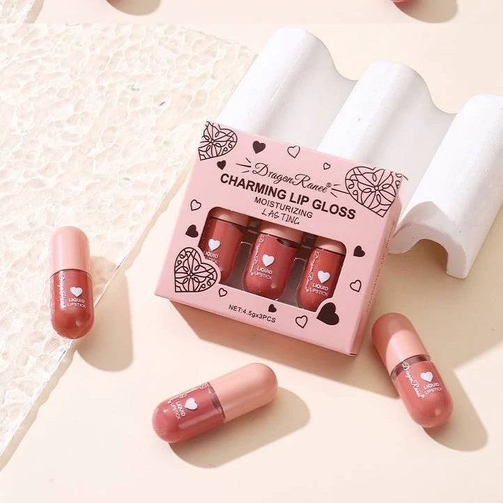 Dragon Ranee Korean Lip Gloss – Glossy Liquid Lipstick for Plump, Juicy Lips