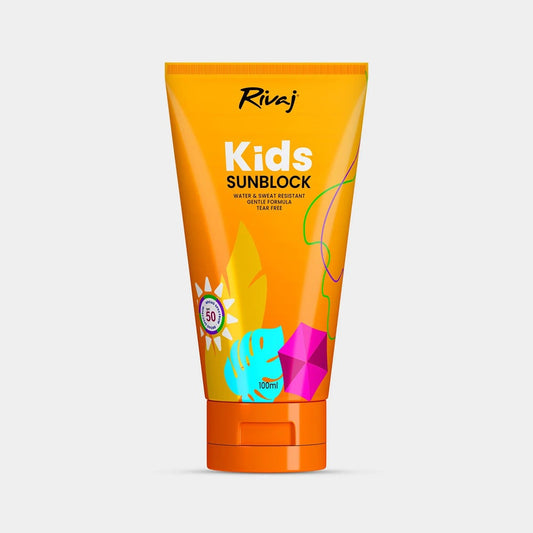 Rivaj UK SPF 50SPF Kids SunBlock 100ml