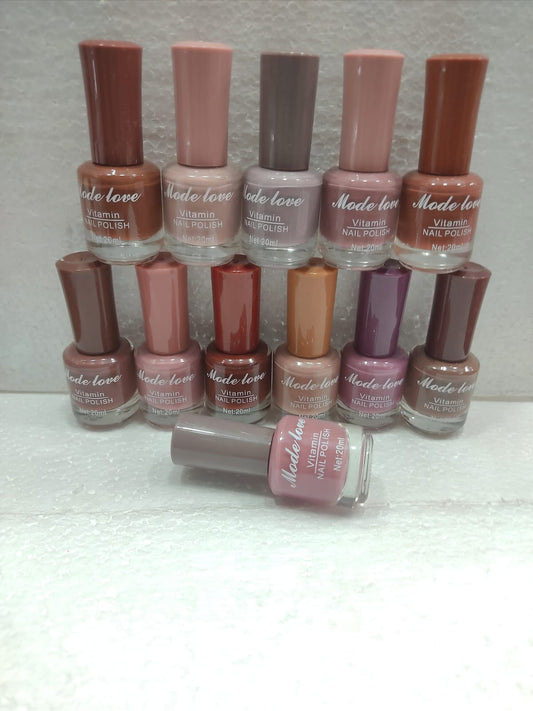 12 Piece Matte Nail Polish