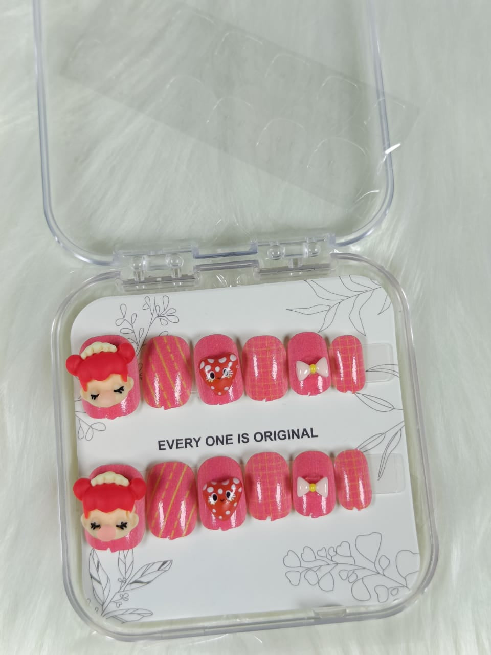 Kids Cartoon False Nails