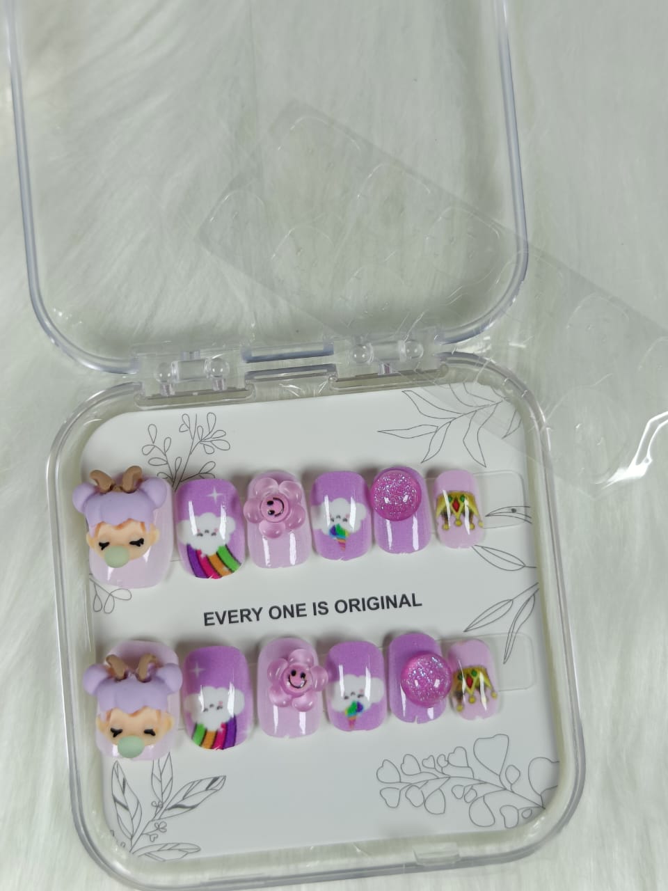 Kids Cartoon False Nails