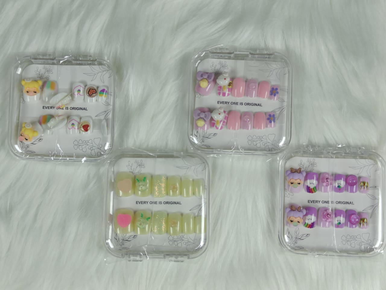 Kids Cartoon False Nails