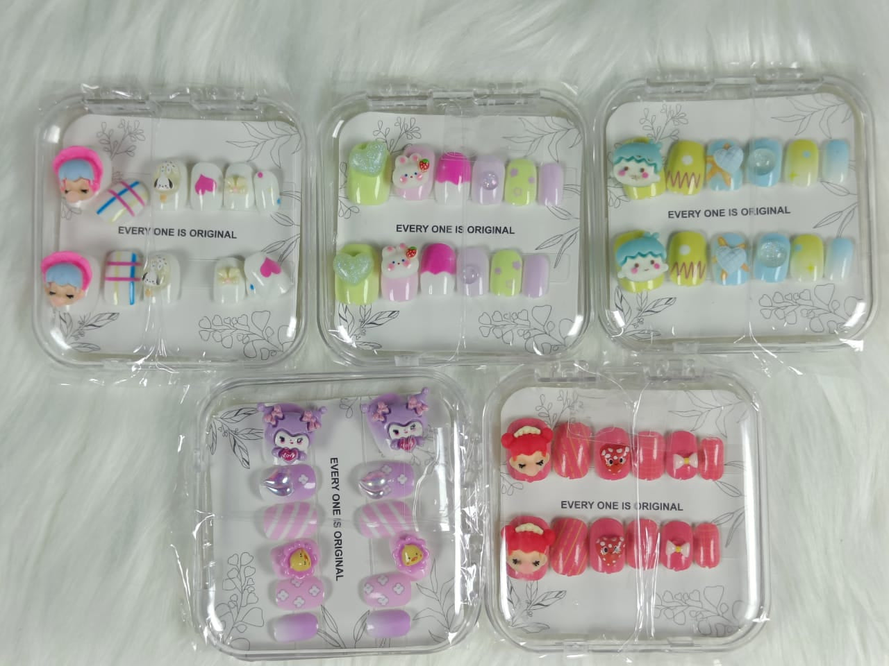 Kids Cartoon False Nails