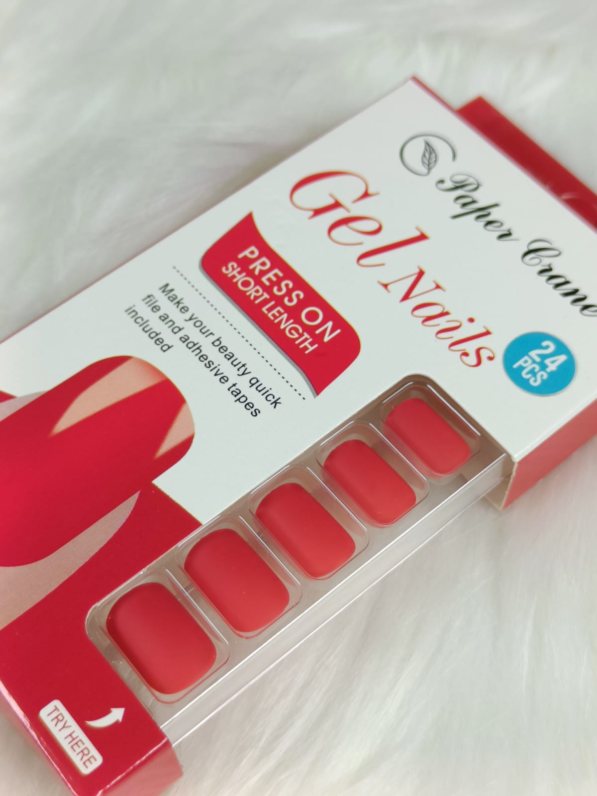Matte & Glossy Nails Artificial Square