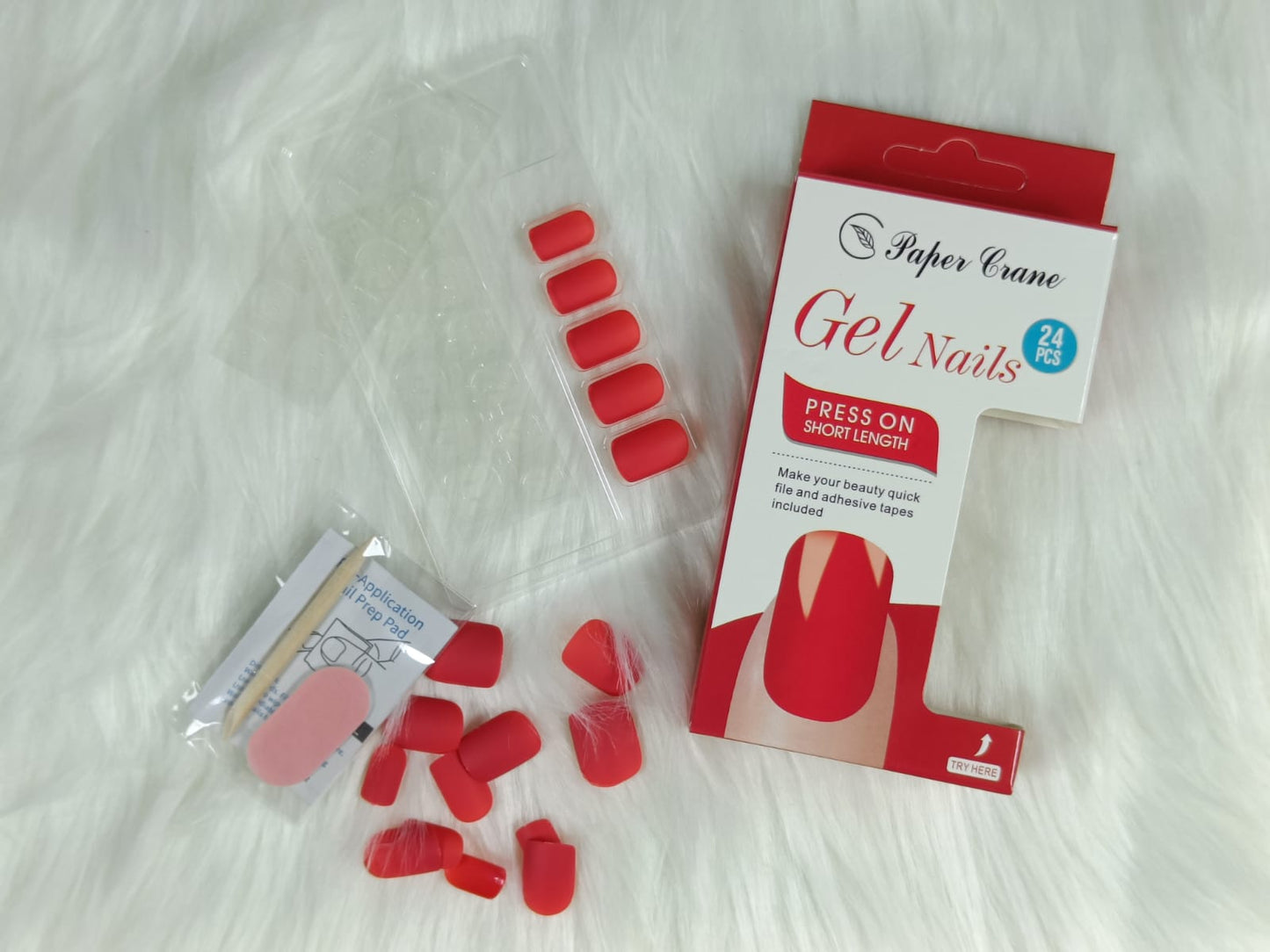 Matte & Glossy Nails Artificial Square