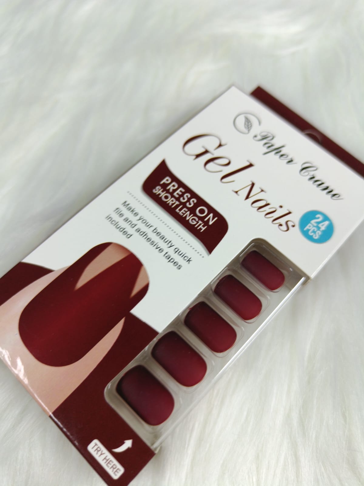 Matte & Glossy Nails Artificial Square