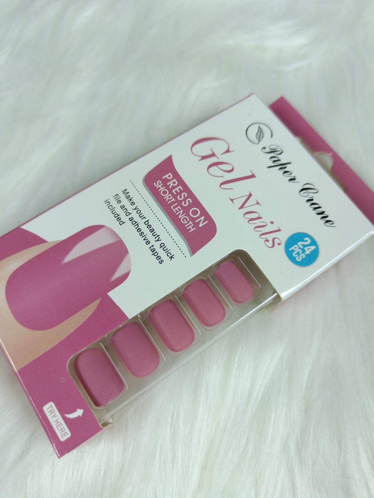 Matte & Glossy Nails Artificial Square