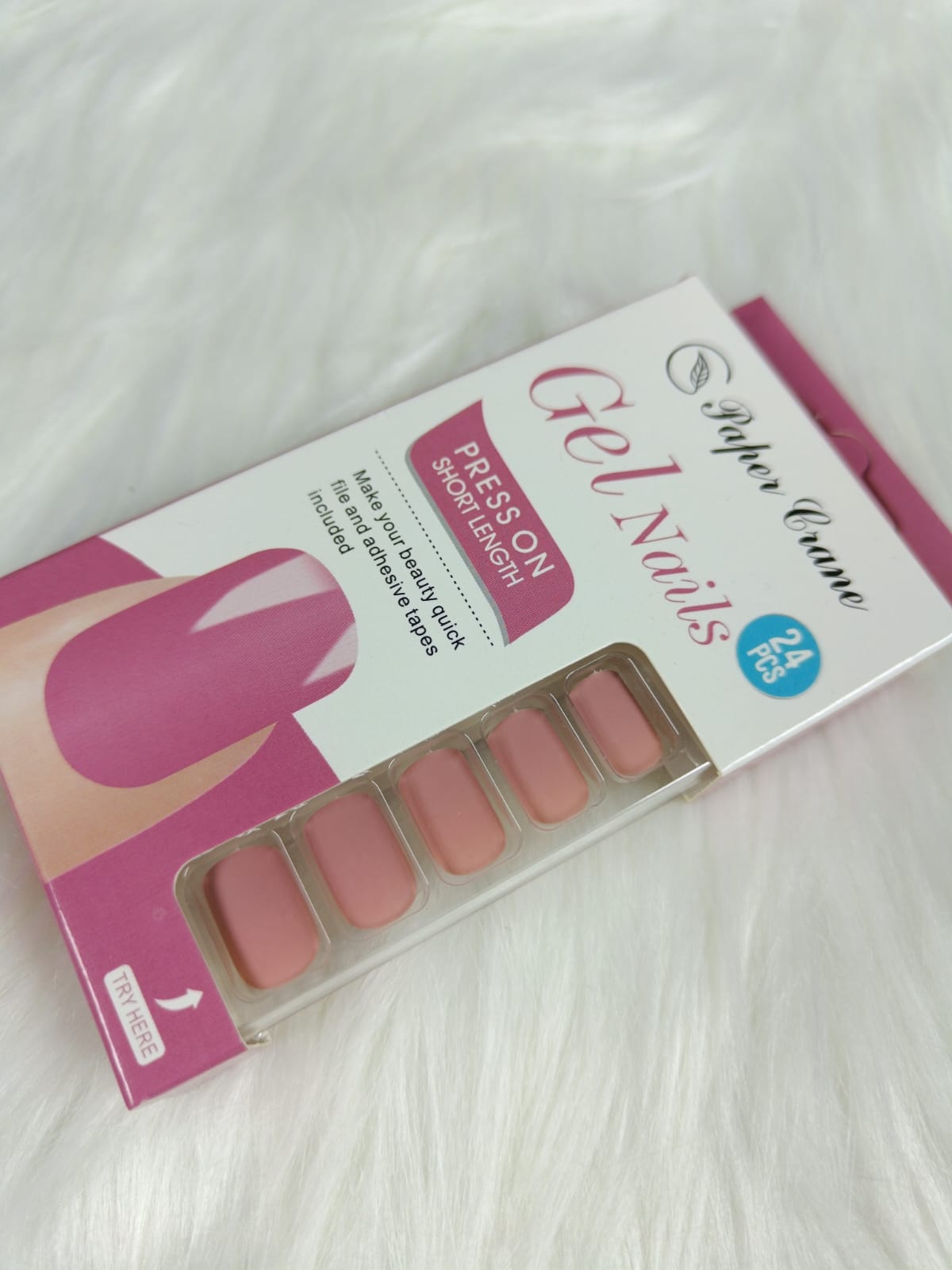 Matte & Glossy Nails Artificial Square